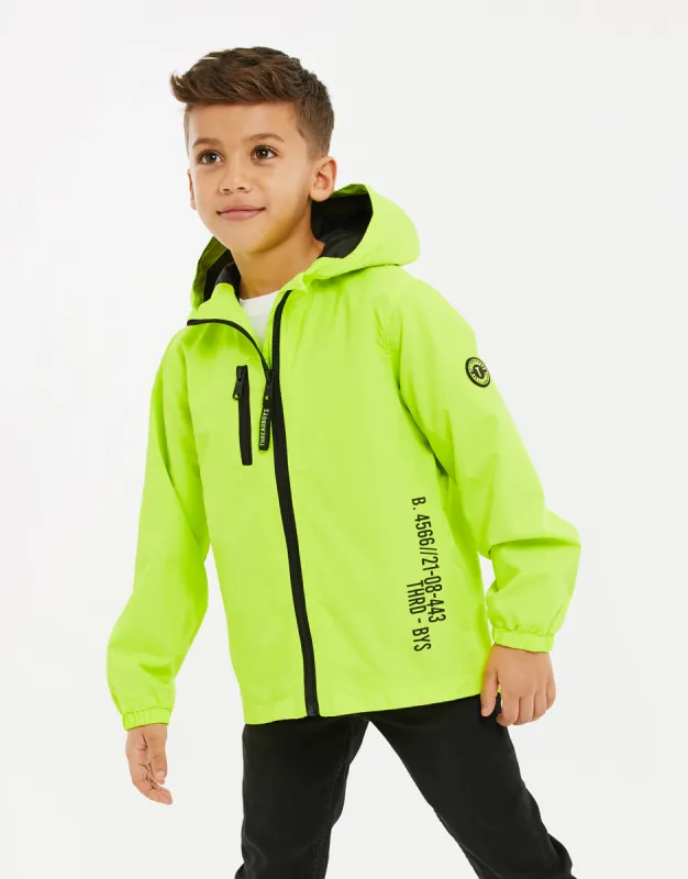 Boys' Lime Green Lightweight Jacket sold by Threadbare