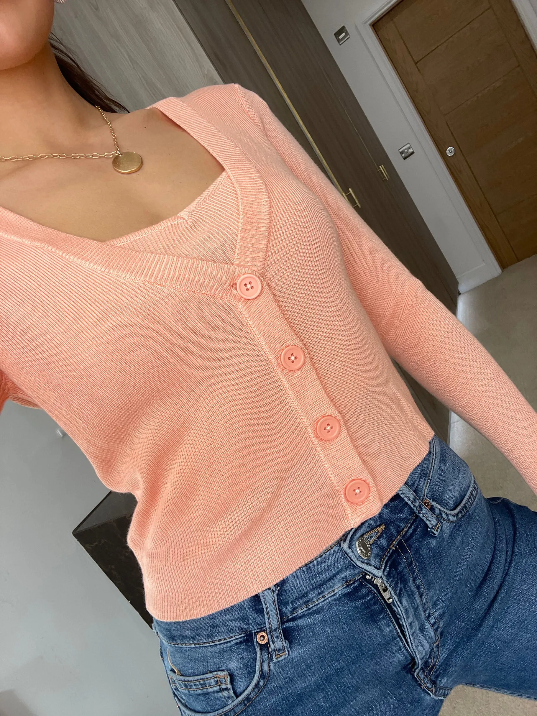 Women's Orange Cardigan & Vest (2-Piece Set) sold by Threadbare product image thumbnail 4