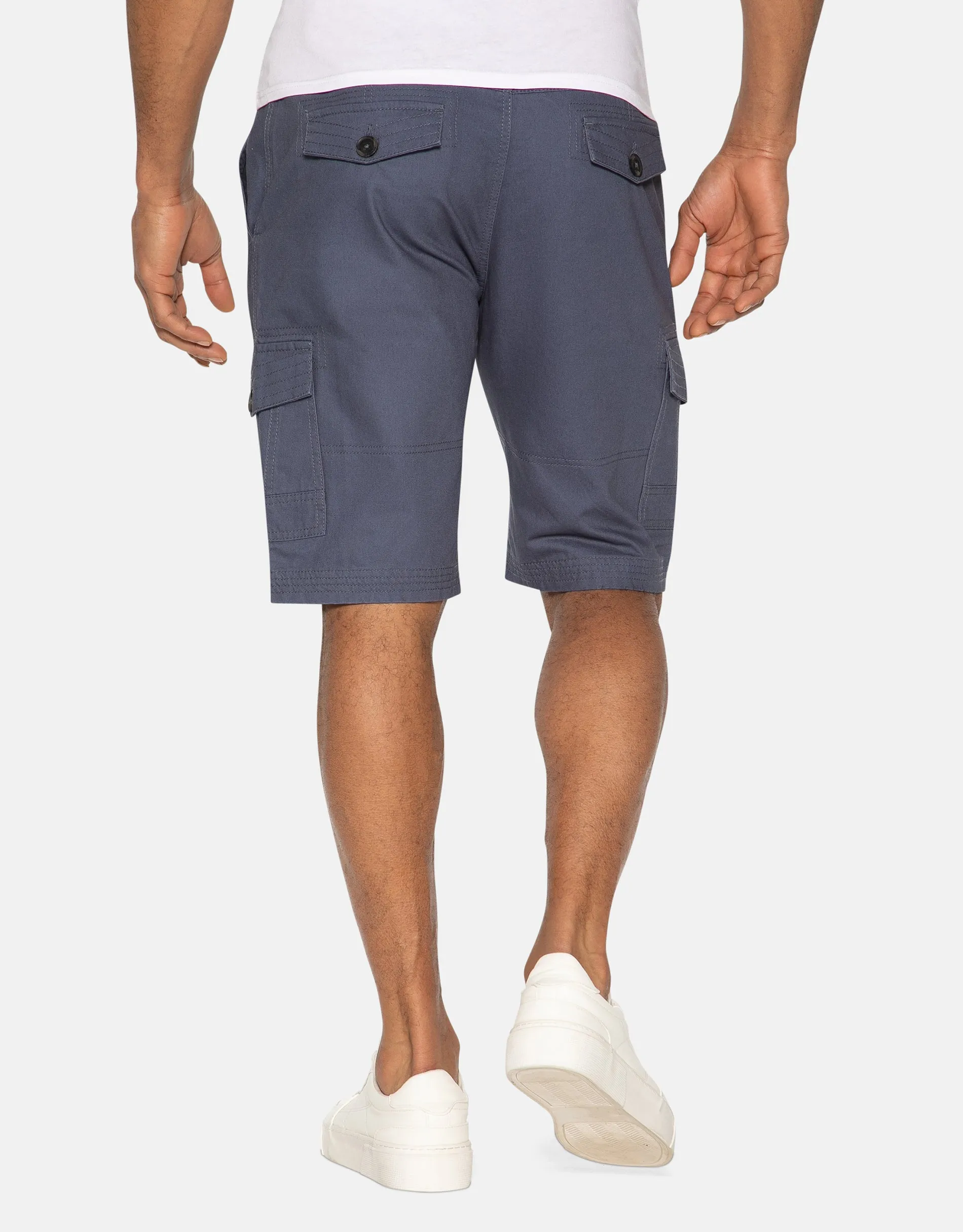 Men's Denim Blue Cargo Shorts sold by Threadbare product image thumbnail 2