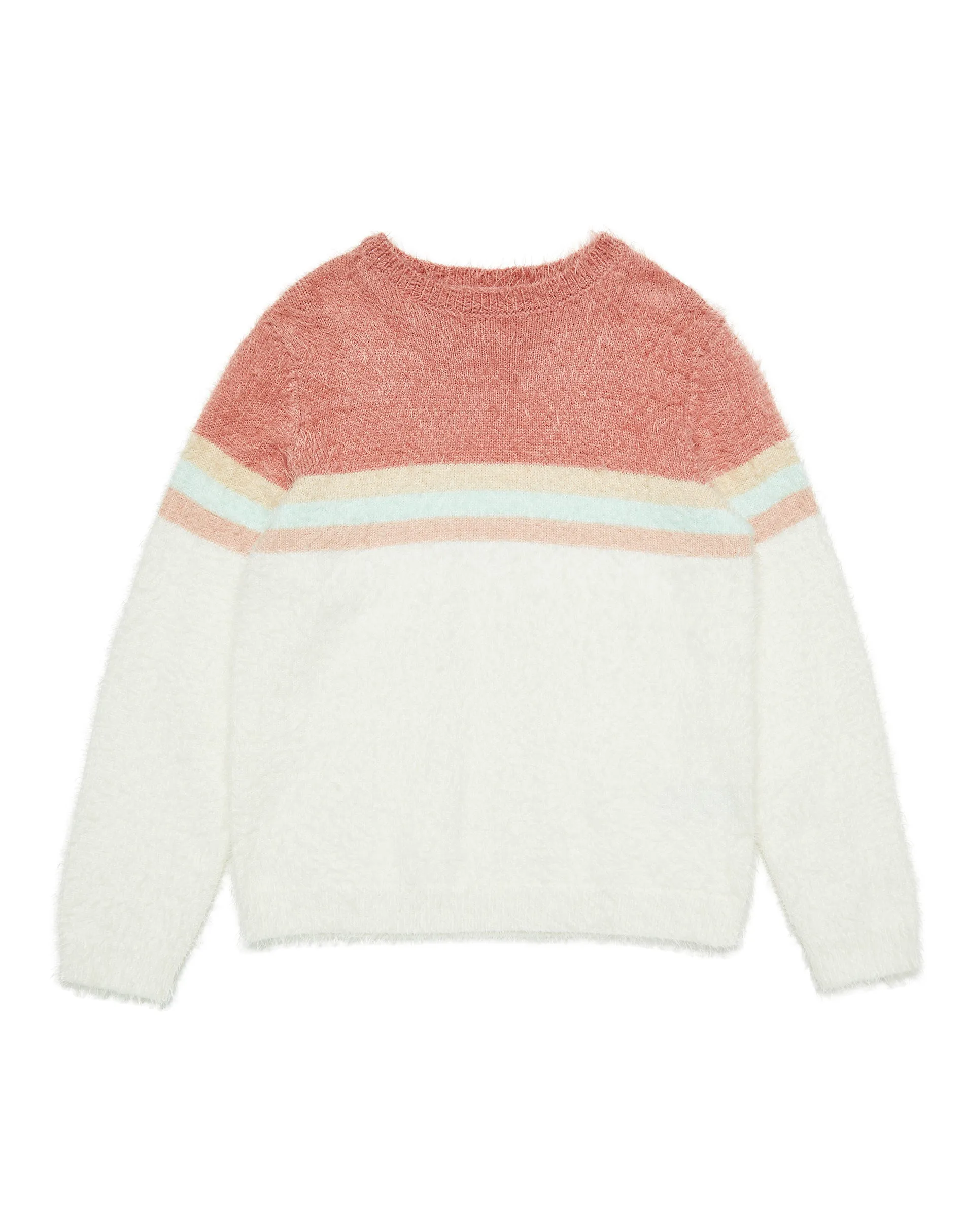 Girls' Cream Fluffy Jumper sold by Threadbare product image thumbnail 5