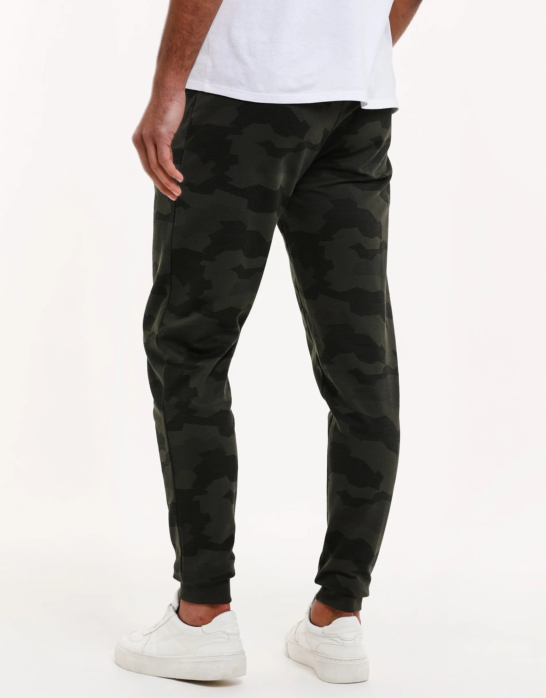 Men's Khaki Camo Joggers sold by Threadbare product image thumbnail 2