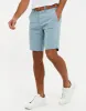 Men's Duck Egg Blue Belted Chino Shorts sold by Threadbare