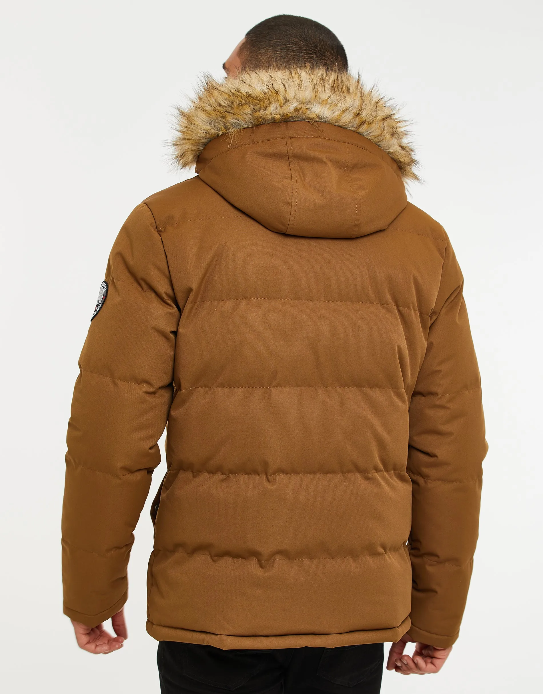 Men's Camel Parka Jacket sold by Threadbare product image thumbnail 2