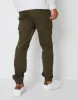 Men's Khaki Jogger Style Cargo Trousers sold by Threadbare