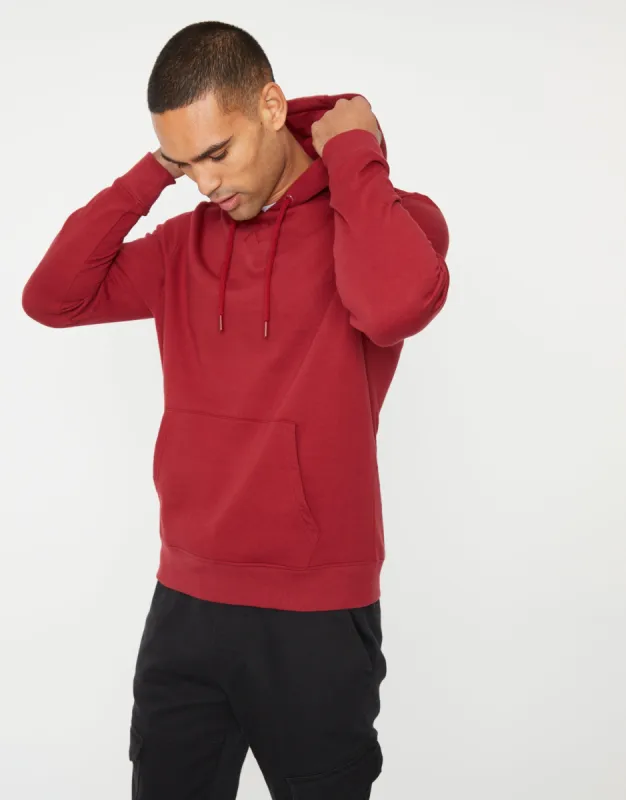 Men's Cranberry Pullover Hoodie sold by Threadbare
