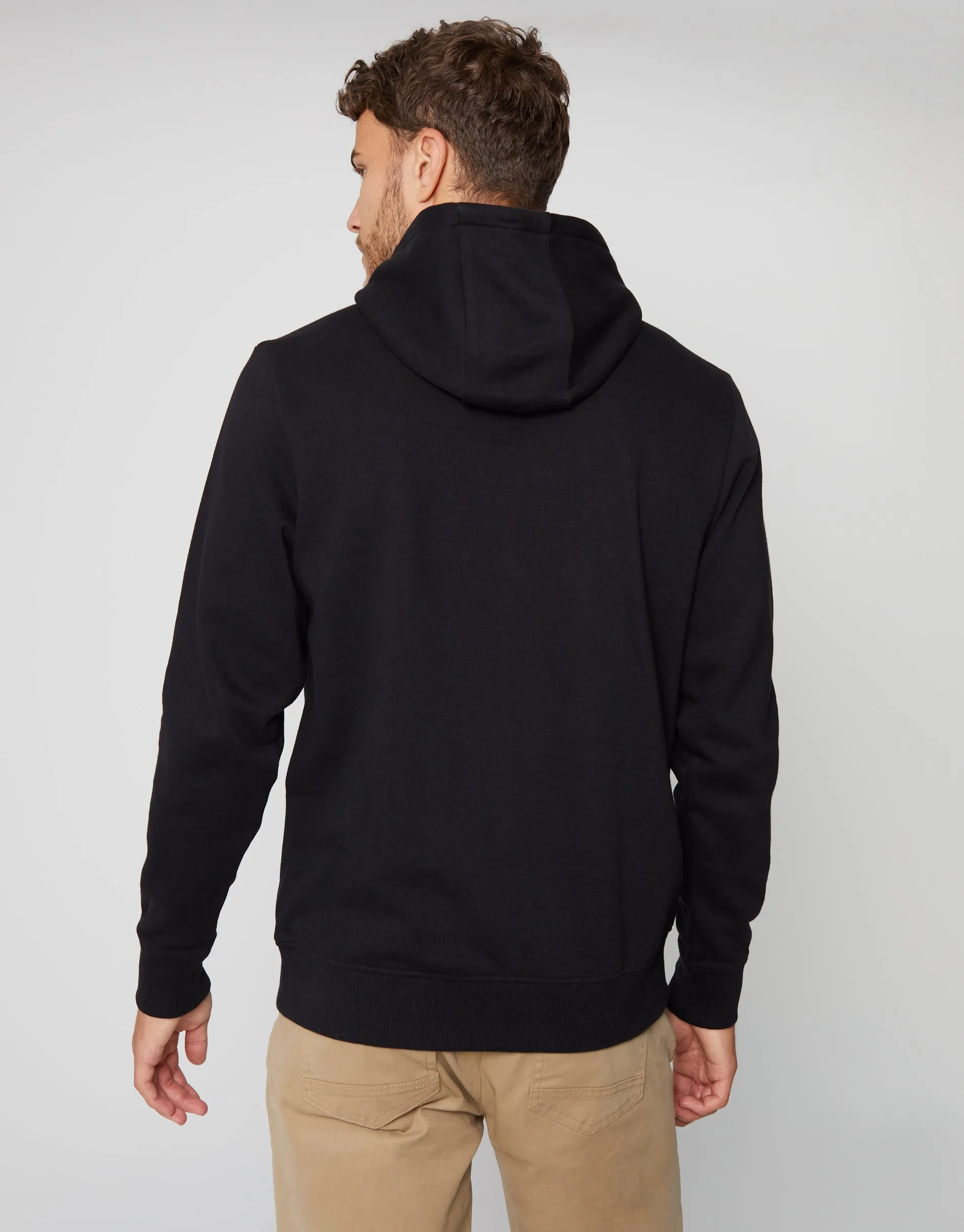 Men's Black Vintage Graphic Hoodie sold by Threadbare product image thumbnail 2