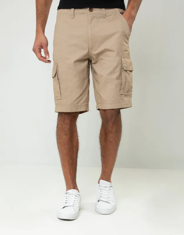 Stone Cargo Shorts sold by Threadbare
