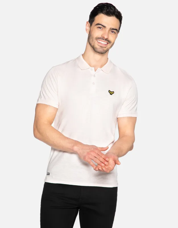 Men's Rose Short Sleeve Polo Shirt sold by Threadbare