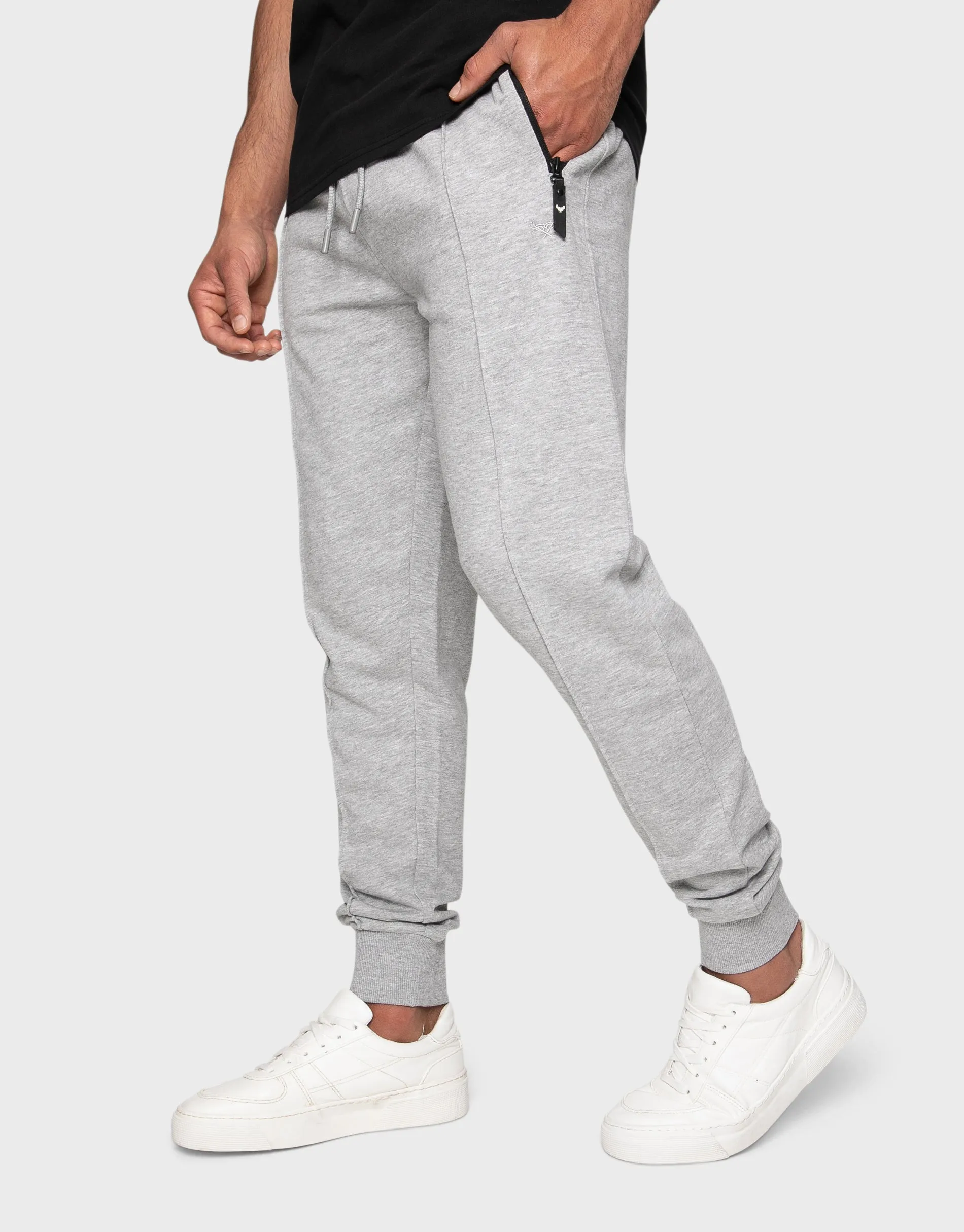 Men's Grey Marl Fleece Joggers sold by Threadbare