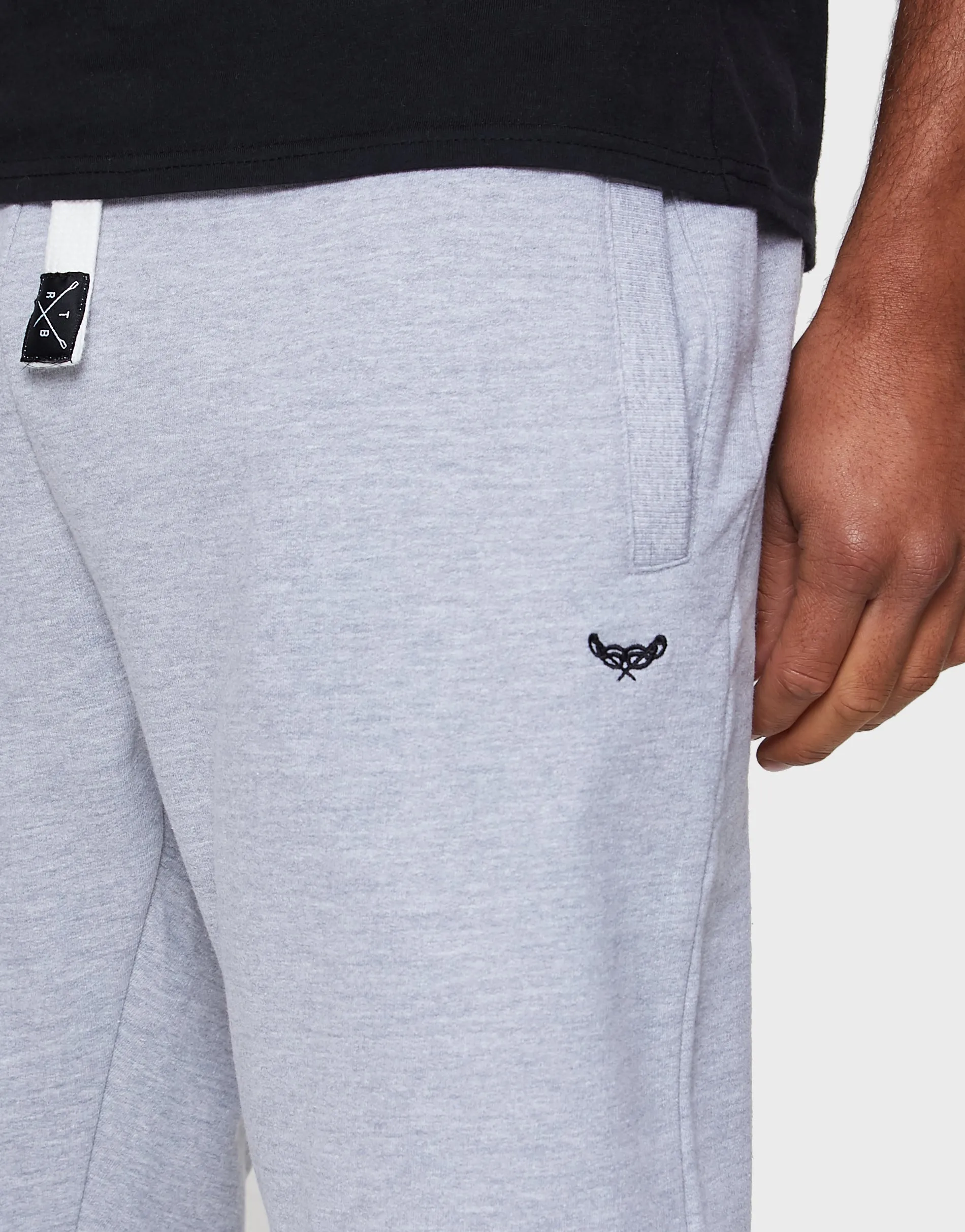 Grey Marl Straight Leg Joggers sold by Threadbare product image thumbnail 4