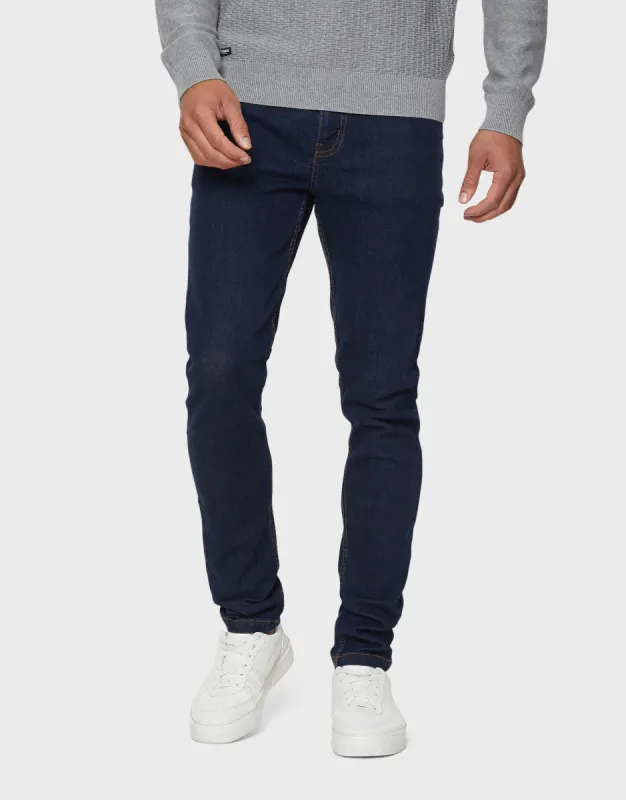 Men's Blue Rinse Super Skinny Jeans sold by Threadbare