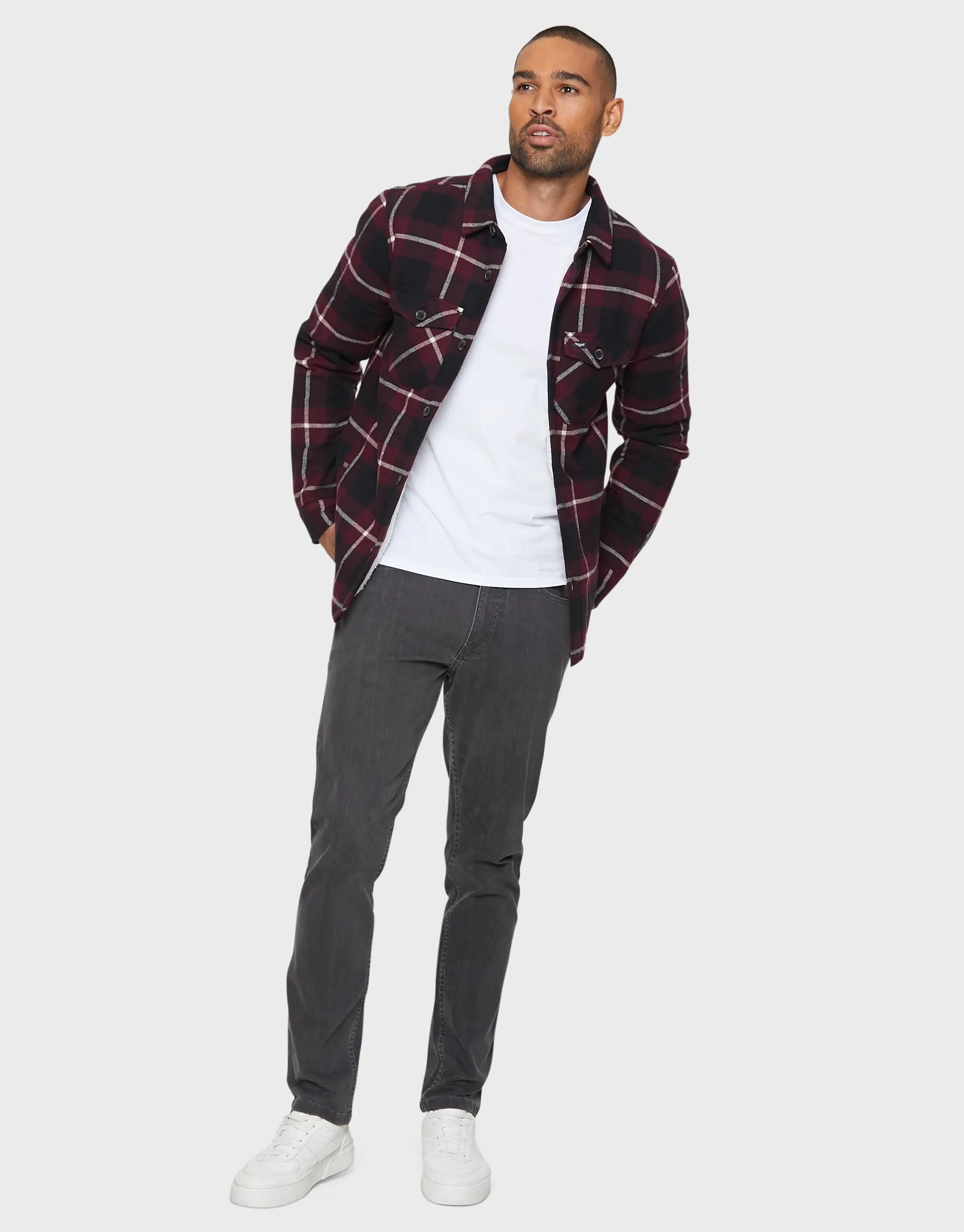 Men's Grey Slim Fit Jeans sold by Threadbare product image thumbnail 3