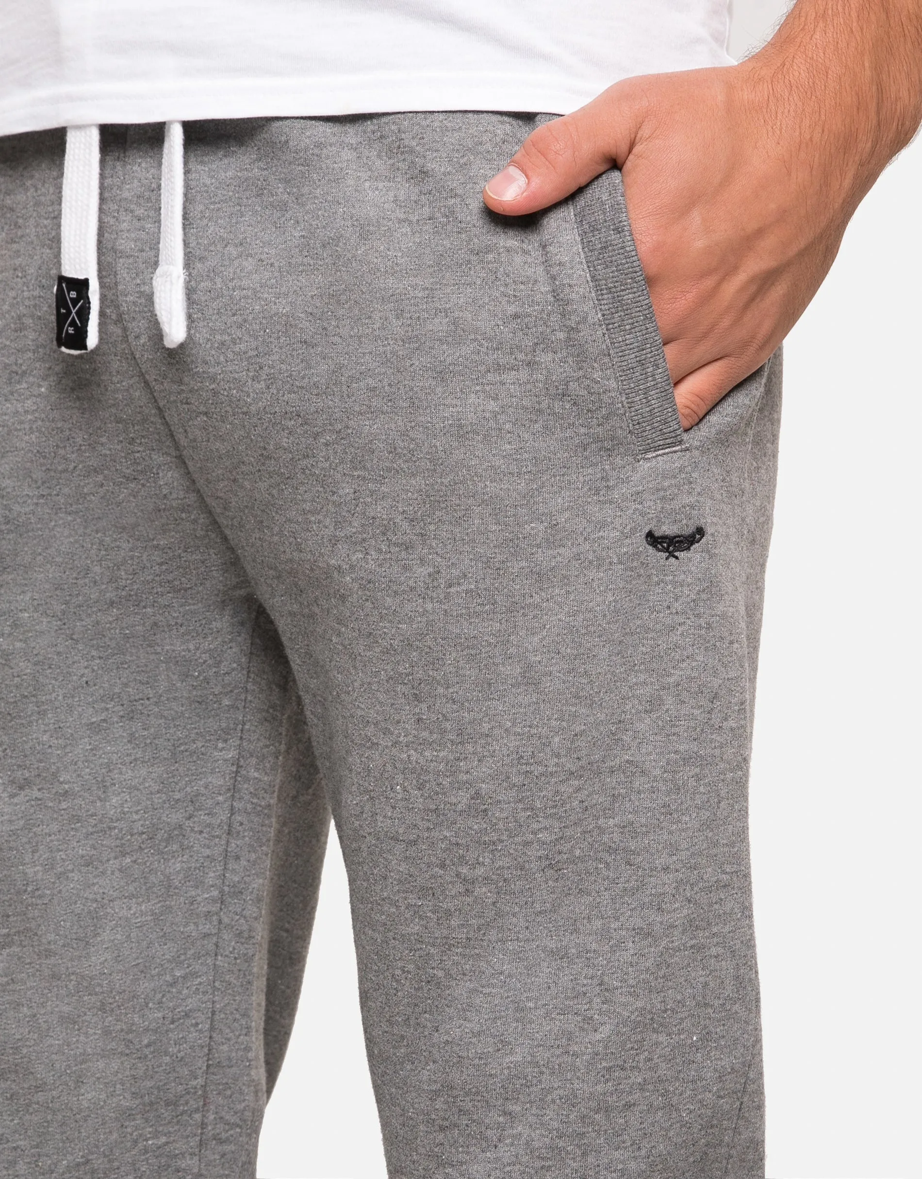 Men's Grey Plain Joggers sold by Threadbare product image thumbnail 4