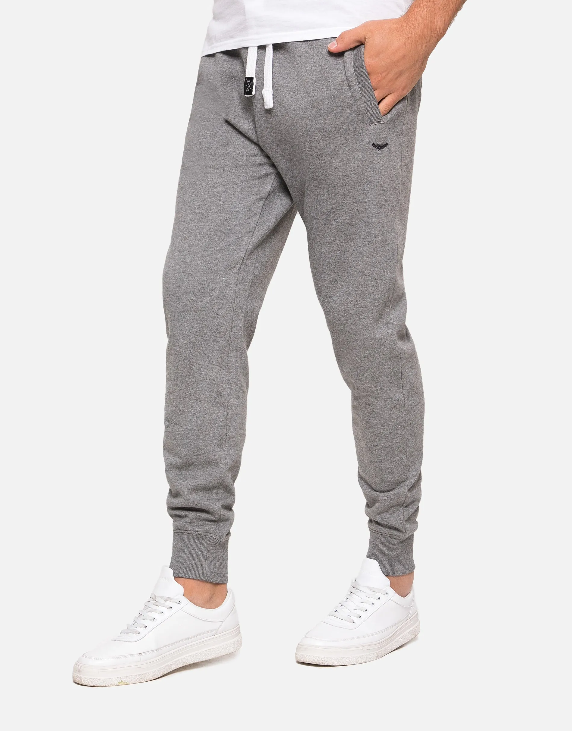 Men's Grey Plain Joggers sold by Threadbare