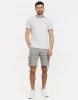 Men's Ice Grey Cargo Shorts sold by Threadbare