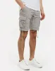Men's Ice Grey Cargo Shorts sold by Threadbare