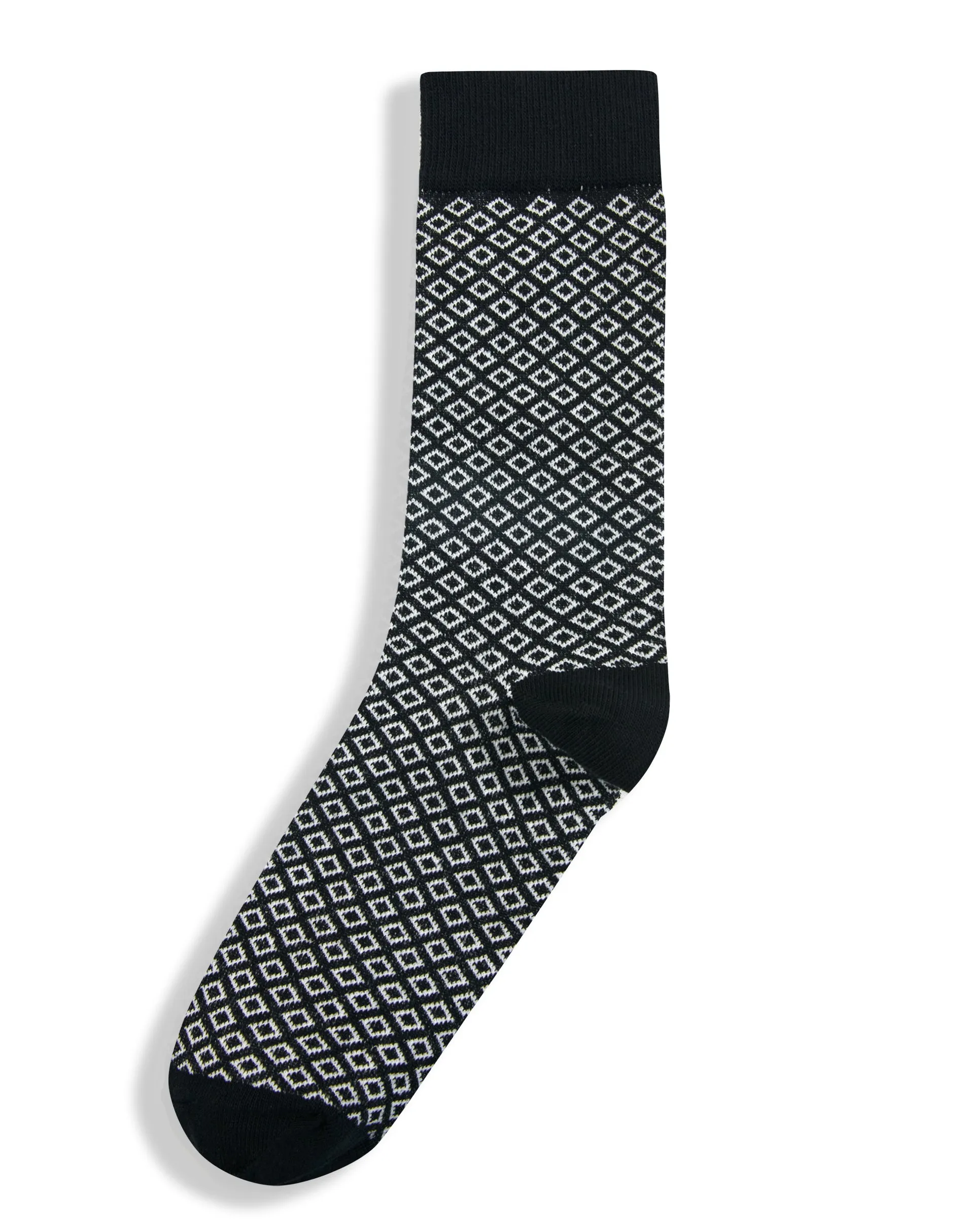 Men's Black Patterned Socks (5 Pack) sold by Threadbare product image thumbnail 2