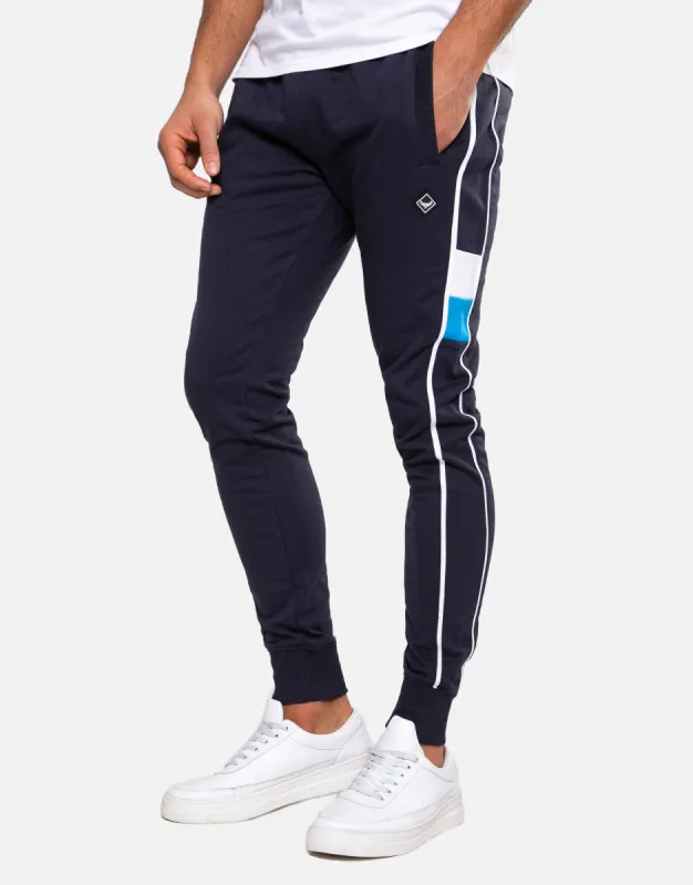 Men's Navy Slim Fit Joggers sold by Threadbare