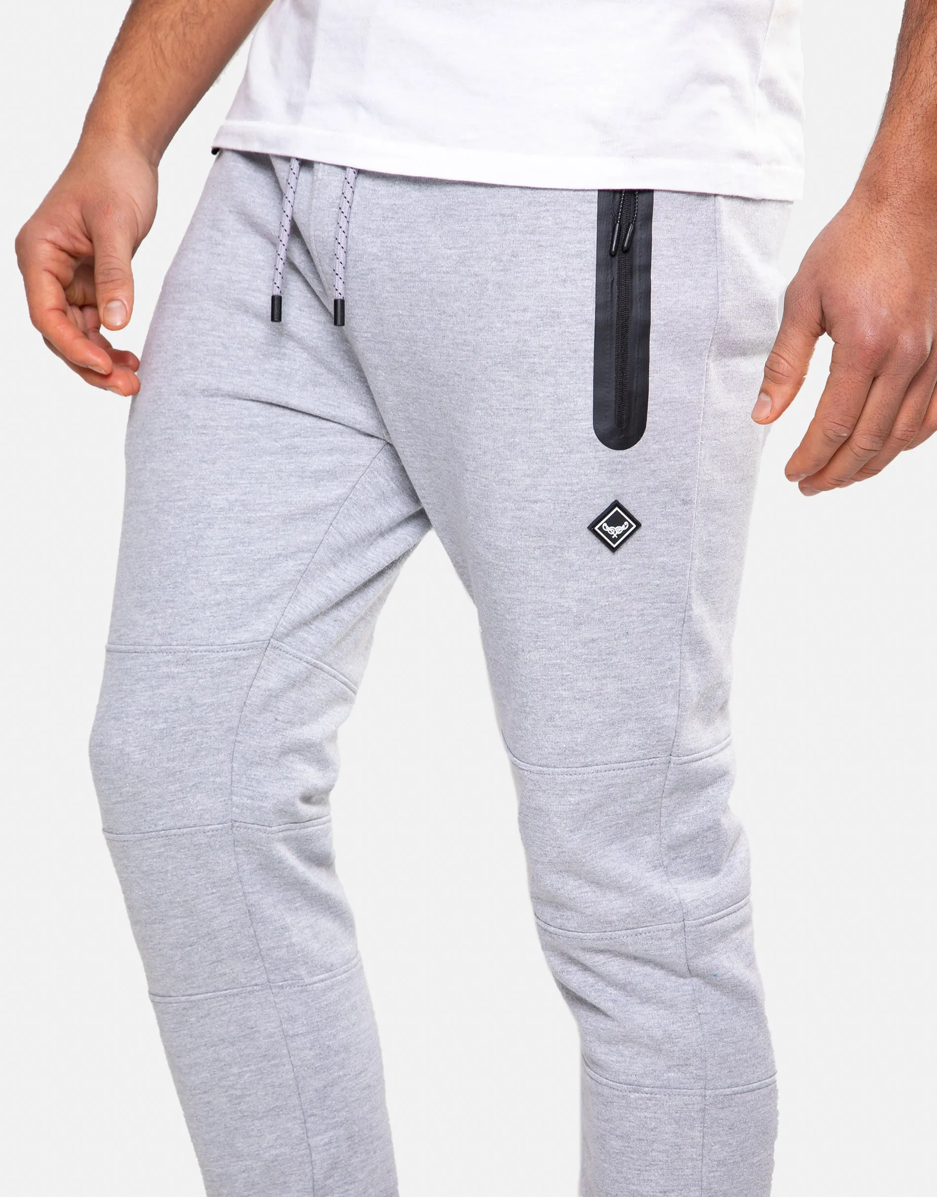 Men's Light Grey Slim Fit Joggers sold by Threadbare product image thumbnail 4