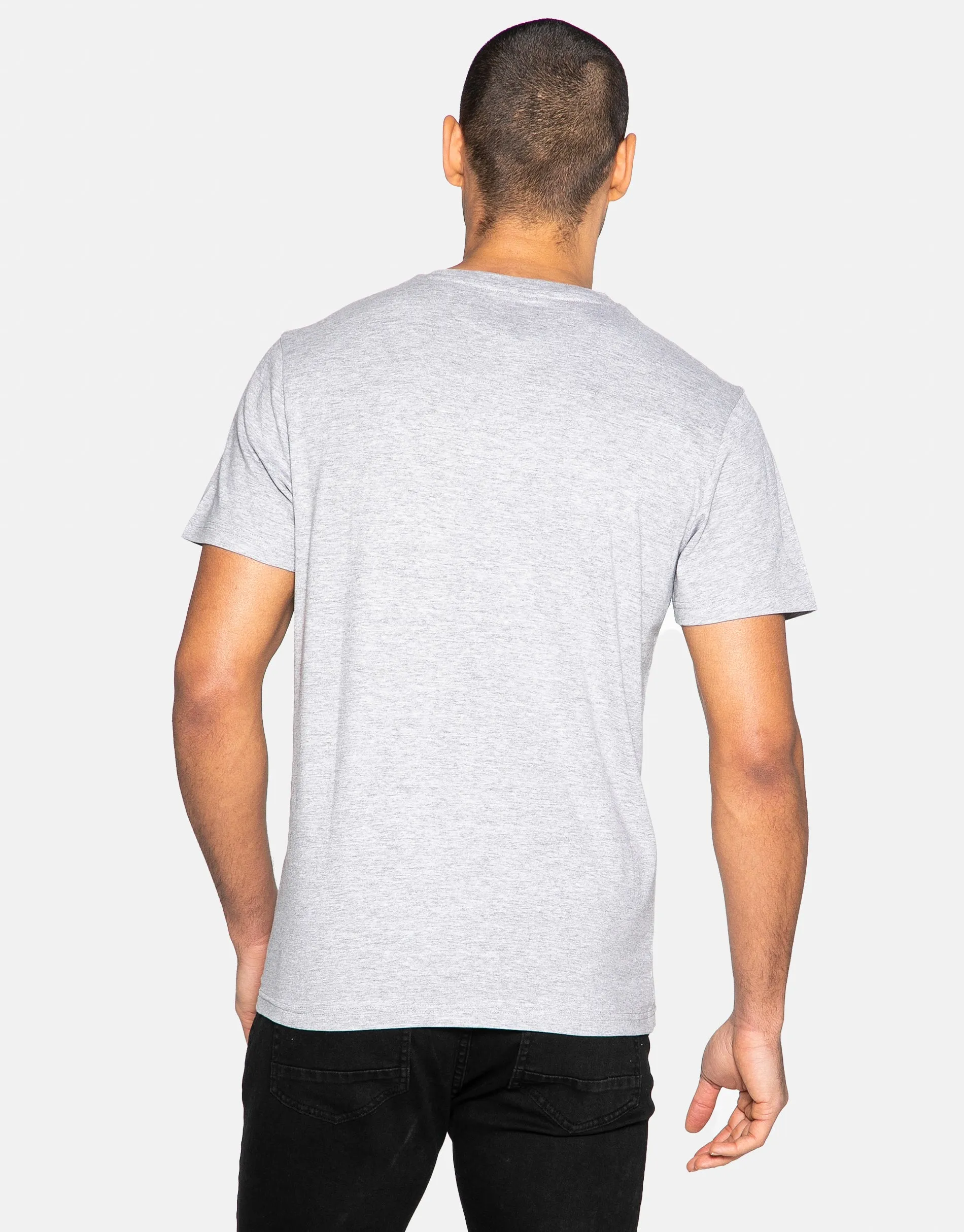 Men's Light Grey Large Script T-Shirt sold by Threadbare product image thumbnail 2
