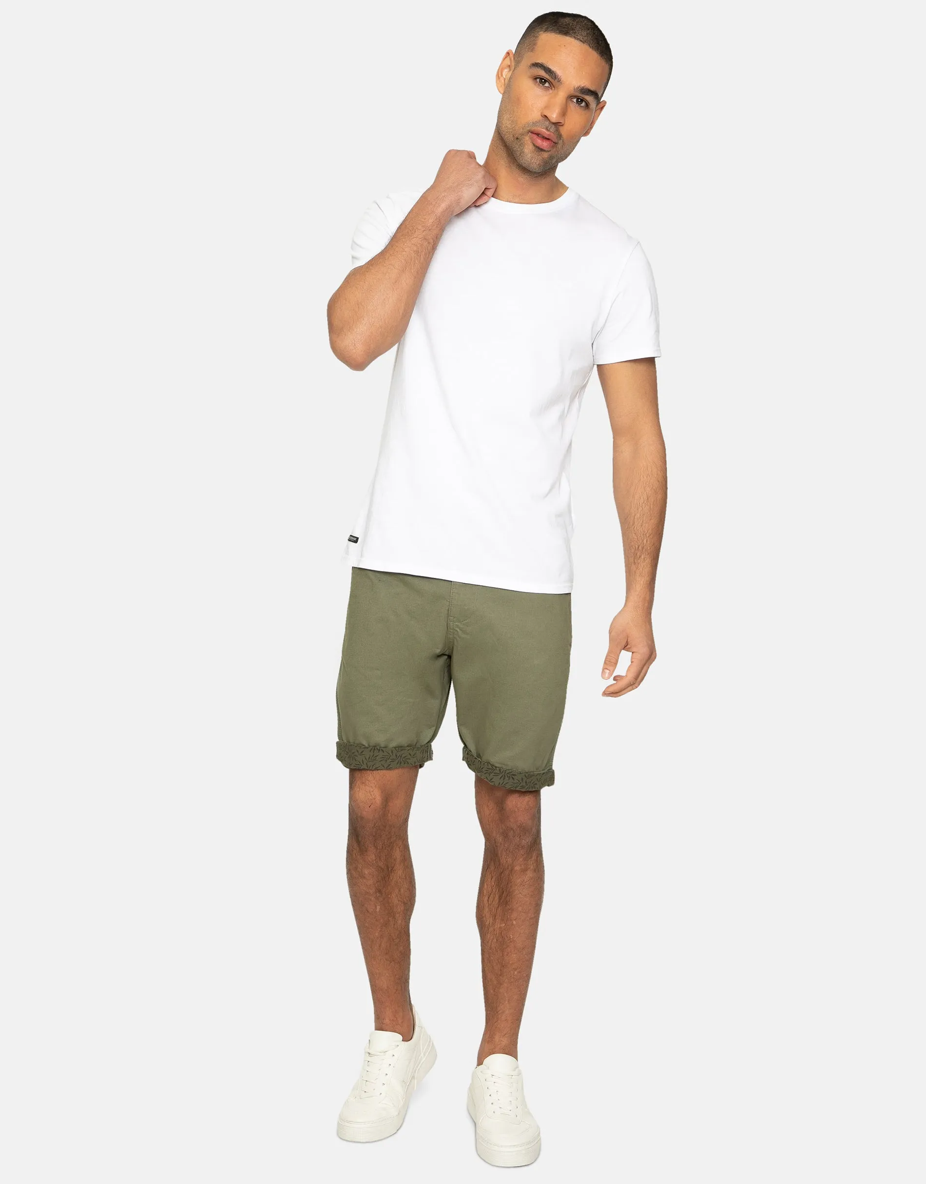 Men's Khaki Chino Shorts sold by Threadbare product image thumbnail 3