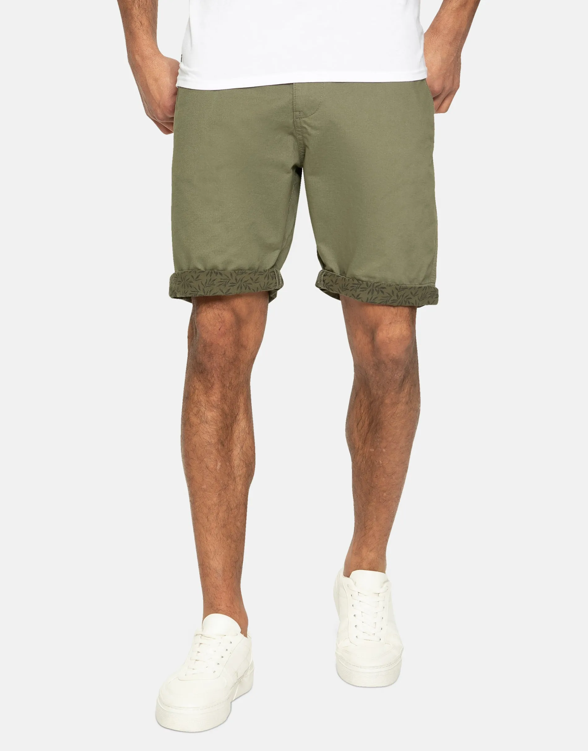 Men's Khaki Chino Shorts sold by Threadbare