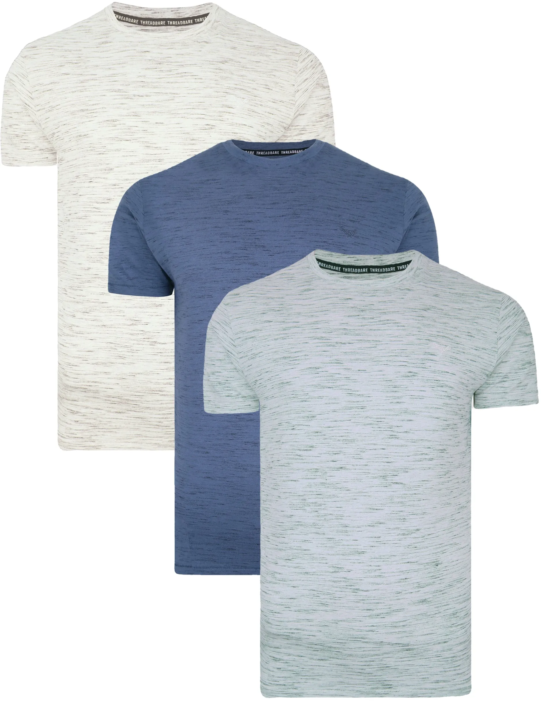 Men's Basic Cotton T-shirts (3 Pack) sold by Threadbare