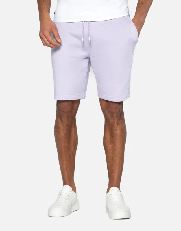 Men's Lilac Fleece Shorts sold by Threadbare