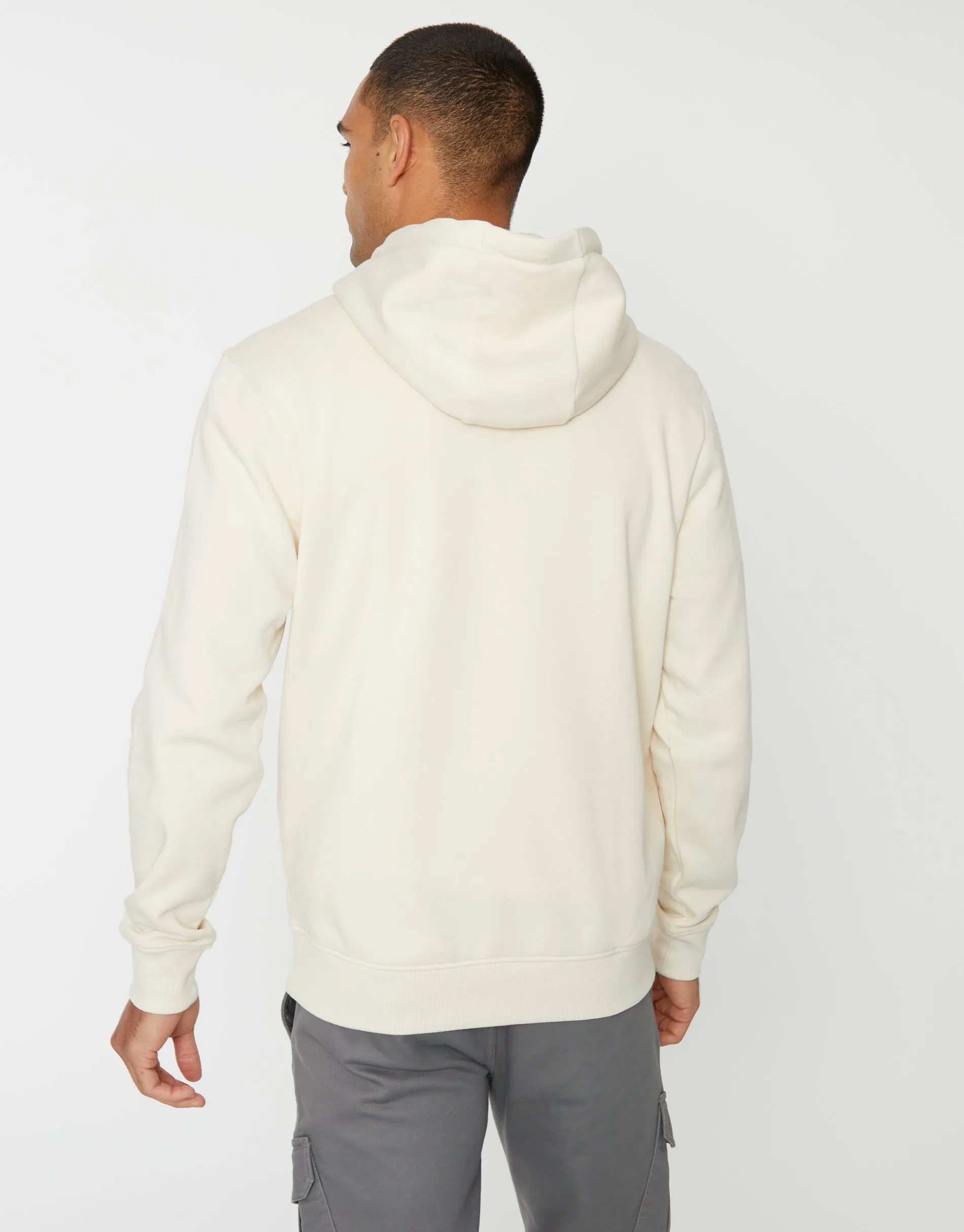 Men's Off White Pullover Hoodie sold by Threadbare product image thumbnail 2