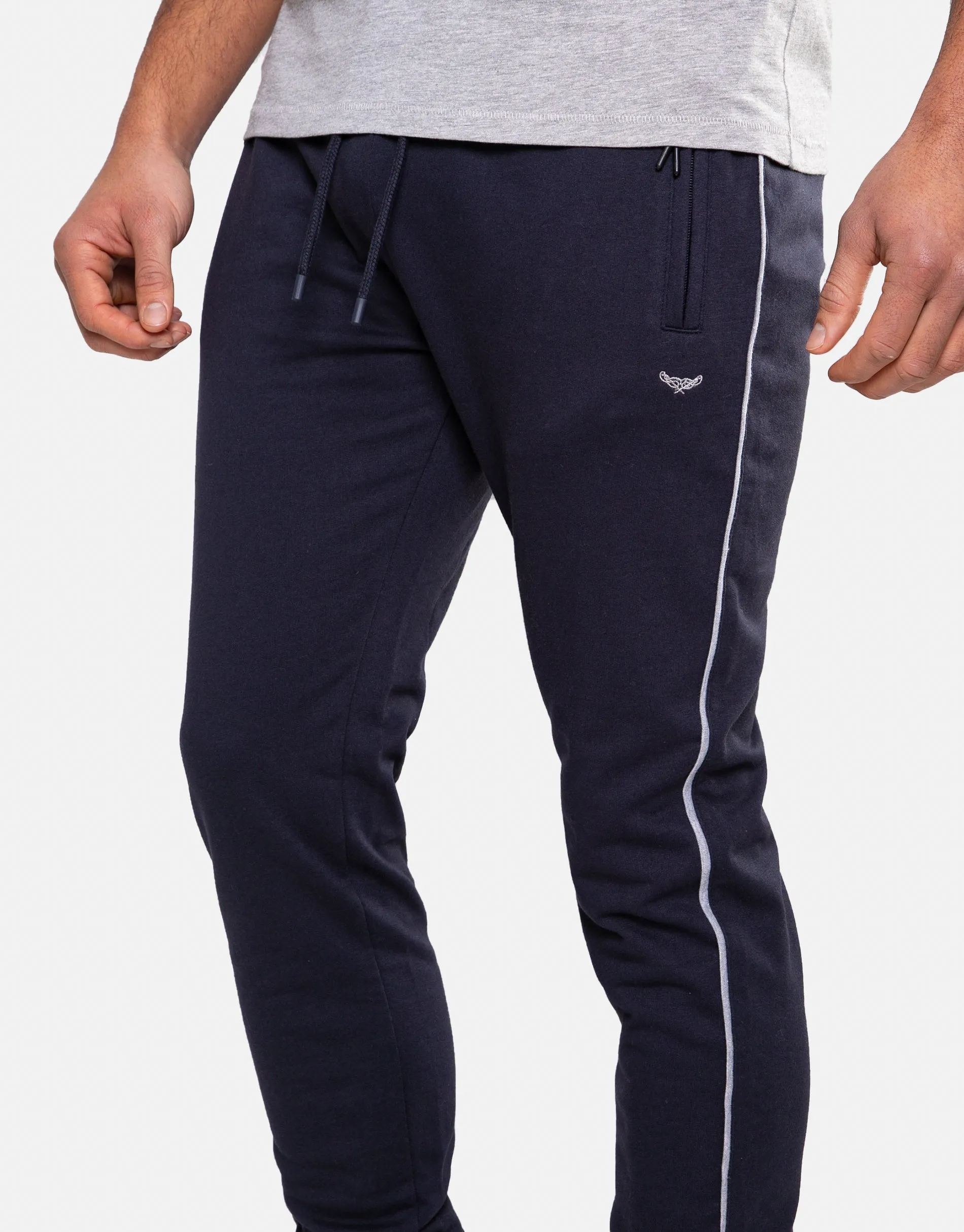 Men's Navy Slim Fit Joggers sold by Threadbare product image thumbnail 4