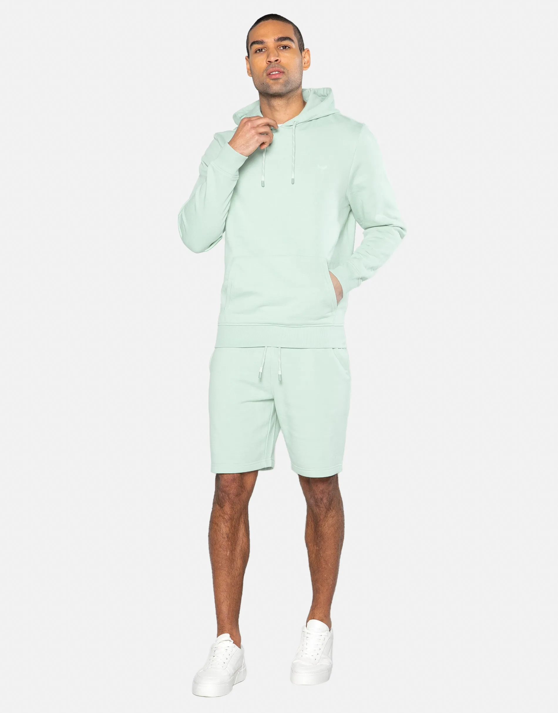 Men's Sage Fleece Shorts sold by Threadbare product image thumbnail 3