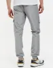 Men's Ice Grey Cargo Trousers sold by Threadbare