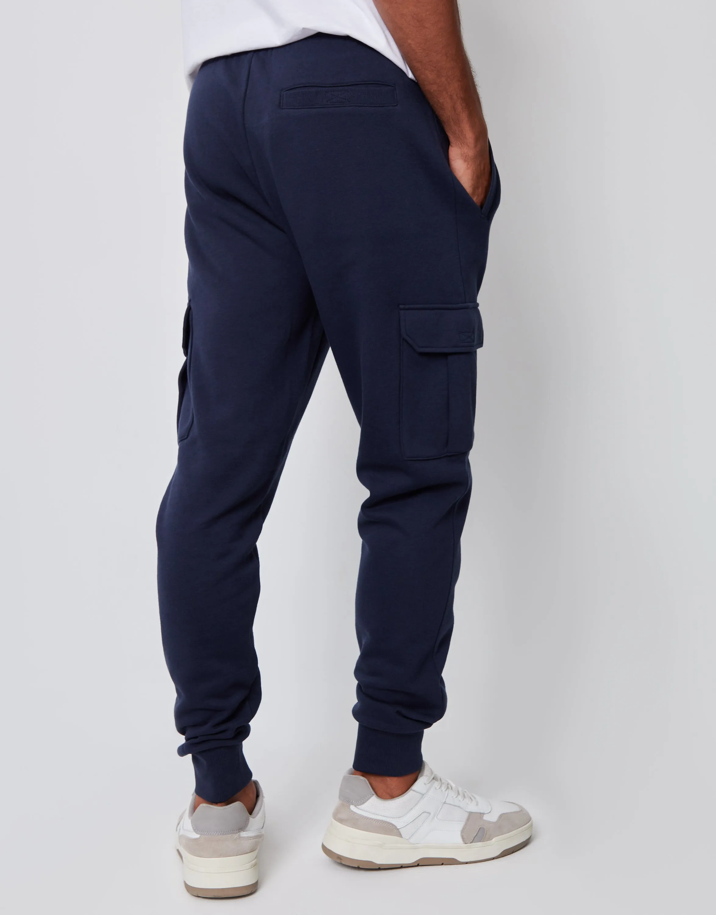 Navy Cargo Style Joggers sold by Threadbare product image thumbnail 2
