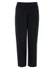Women's Black Linen Blend Drawstring Trousers sold by Threadbare