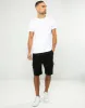 Black Cargo Shorts sold by Threadbare