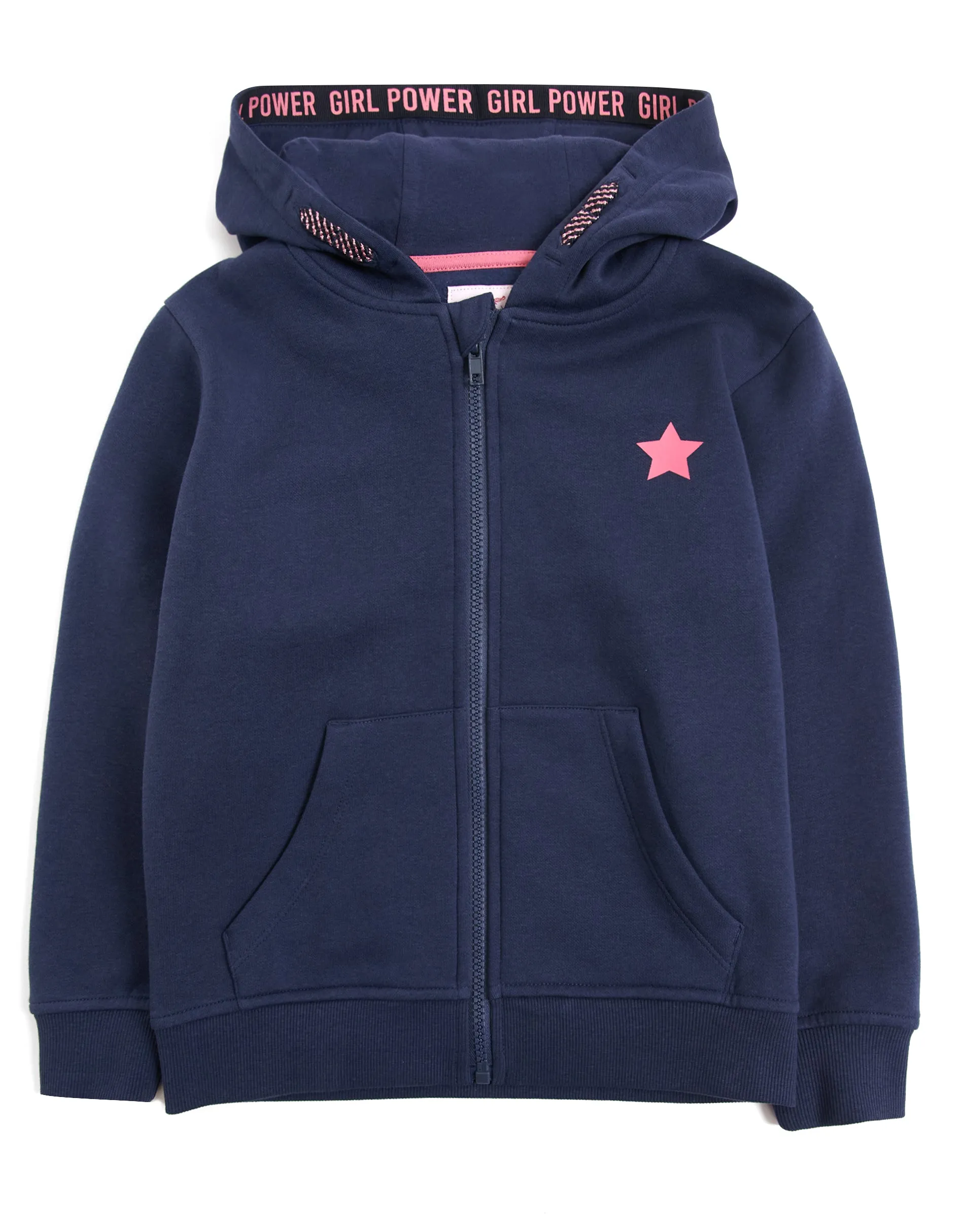 Girls' Navy Co-ord Hoodie & Joggers (2-Piece Set) sold by Threadbare product image thumbnail 4