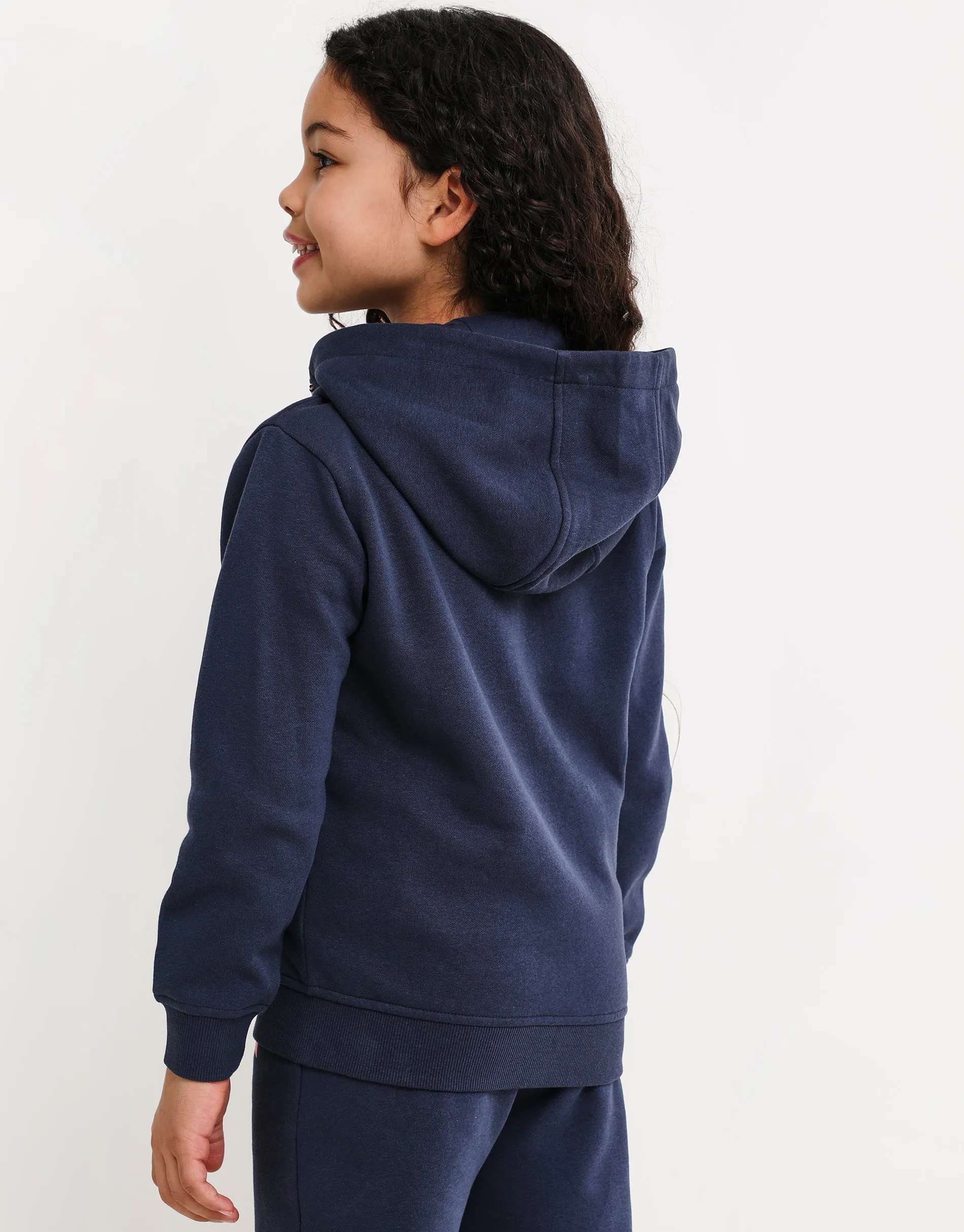 Girls' Navy Co-ord Hoodie & Joggers (2-Piece Set) sold by Threadbare product image thumbnail 2