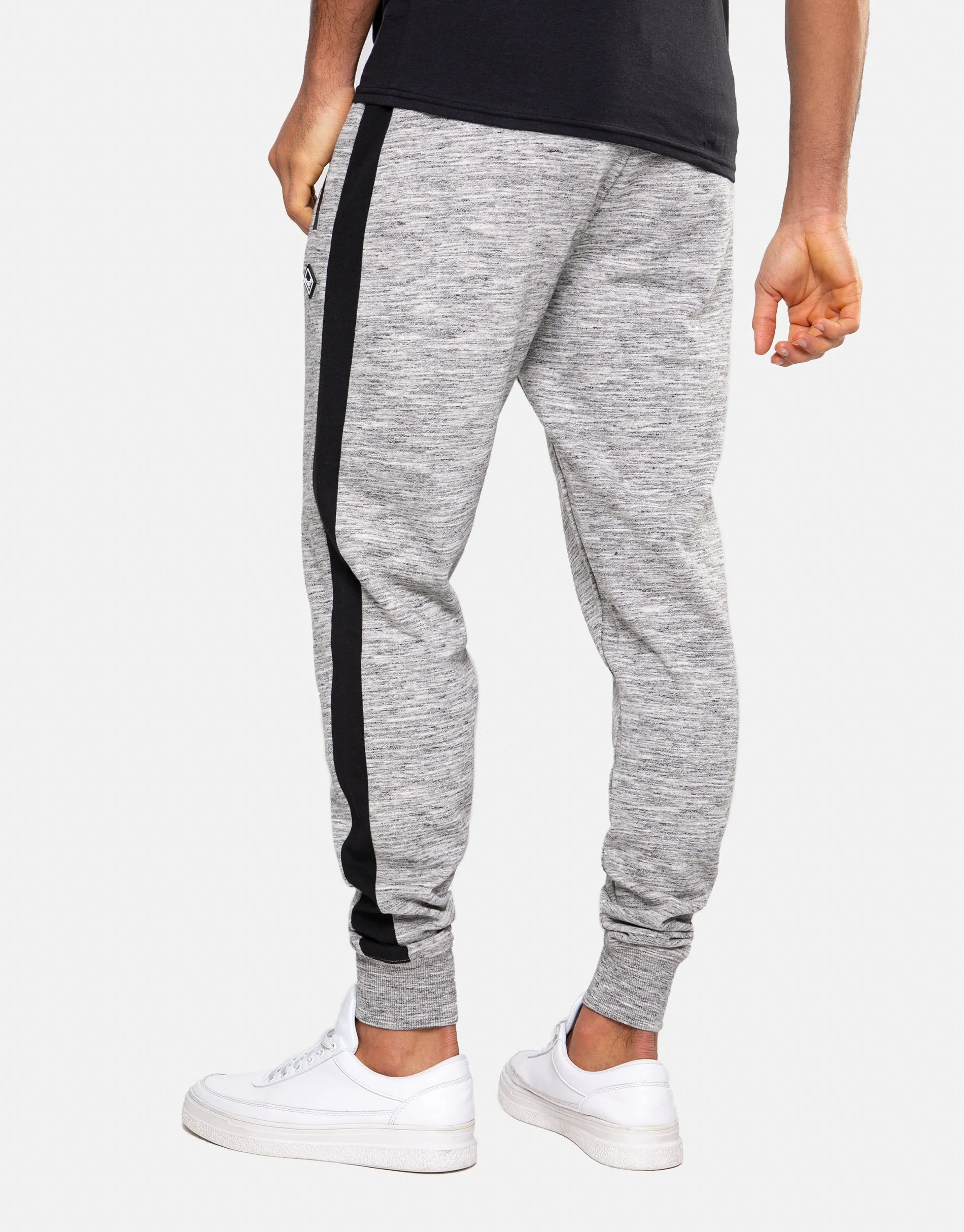 Men's Grey Space Dye Joggers sold by Threadbare product image thumbnail 2