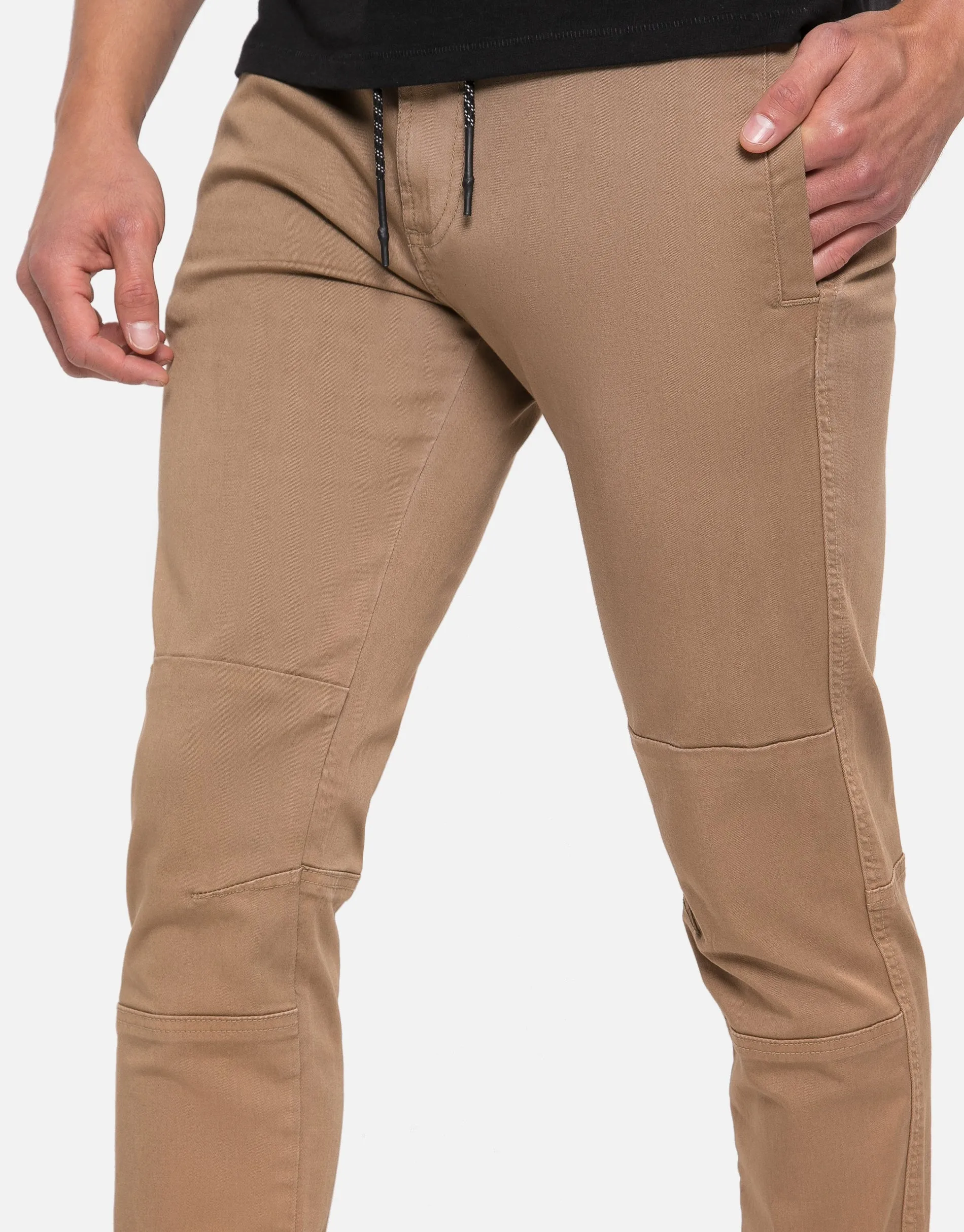 Men's Beige Casual Trousers sold by Threadbare product image thumbnail 4