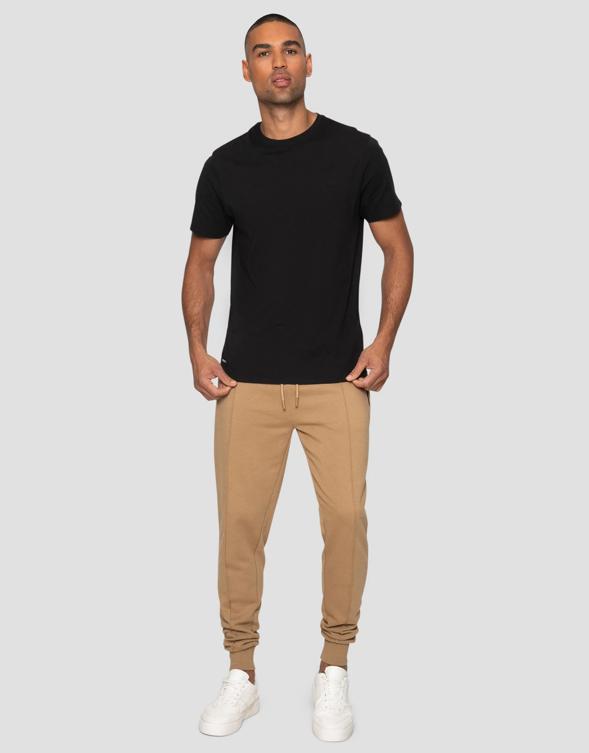 Men's Stone Fleece Joggers sold by Threadbare product image thumbnail 3