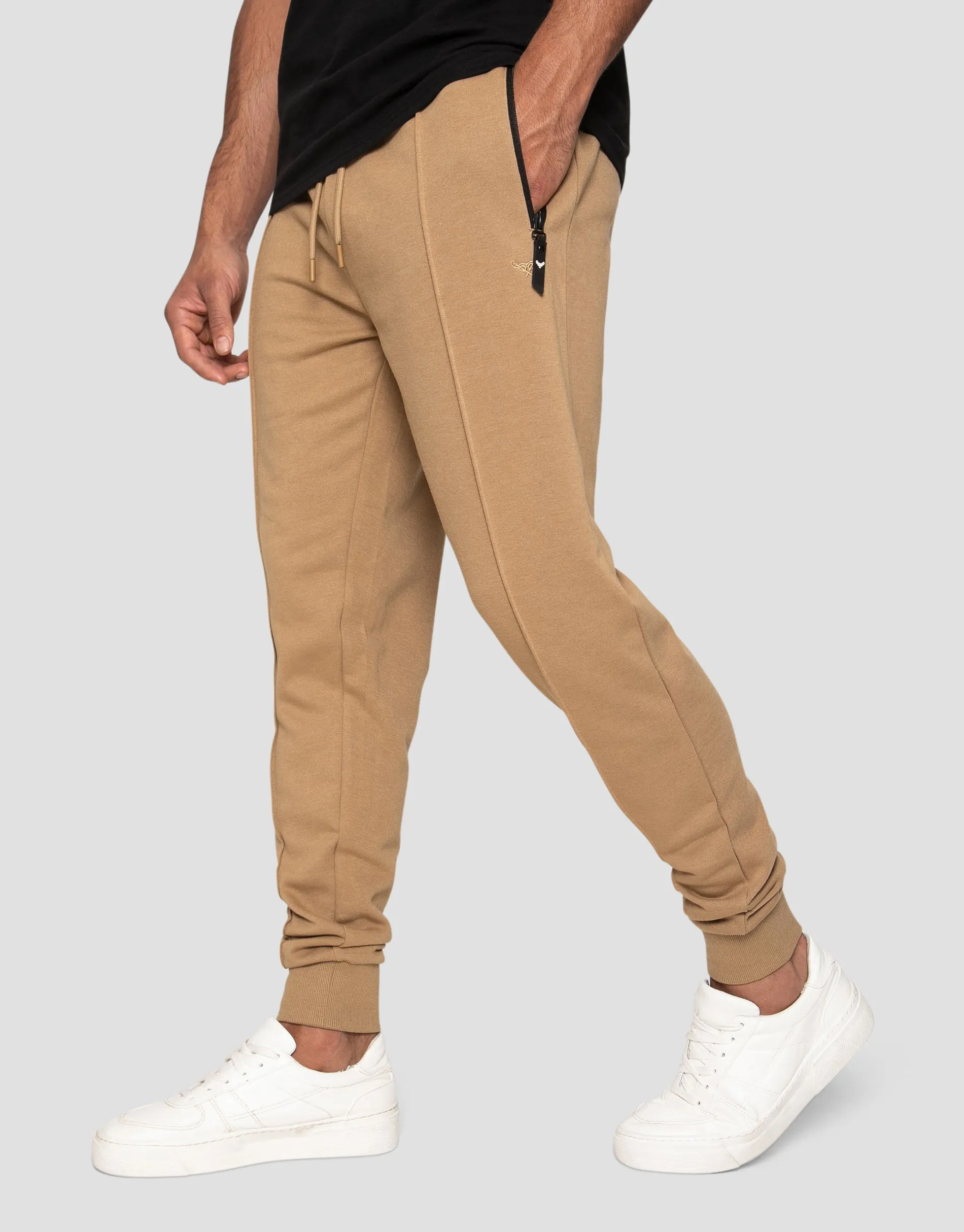 Men's Stone Fleece Joggers sold by Threadbare