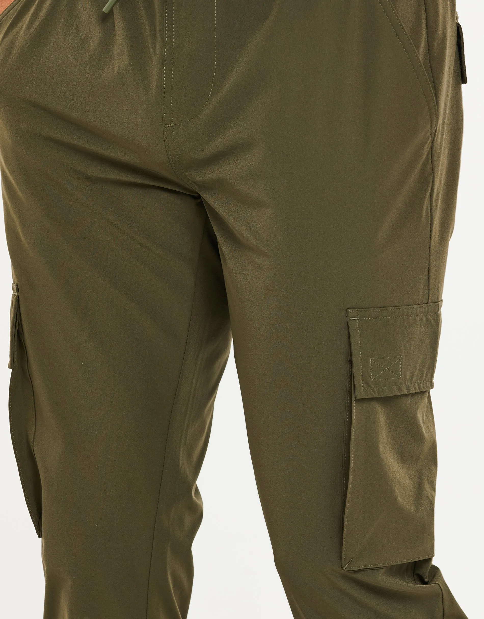 Men's Khaki Cargo Trousers sold by Threadbare product image thumbnail 4