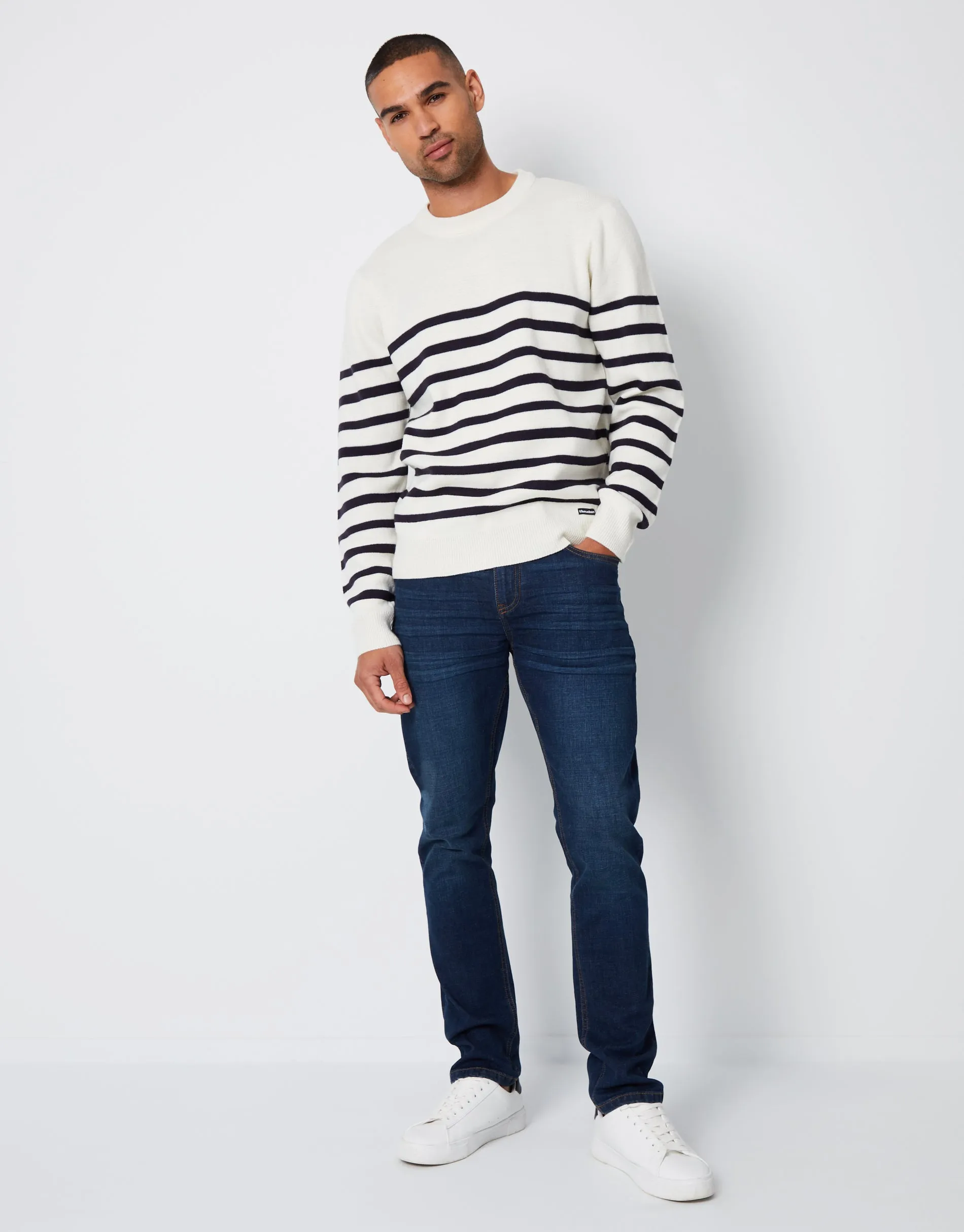 Vintage Wash Slim Fit Jeans sold by Threadbare product image thumbnail 3