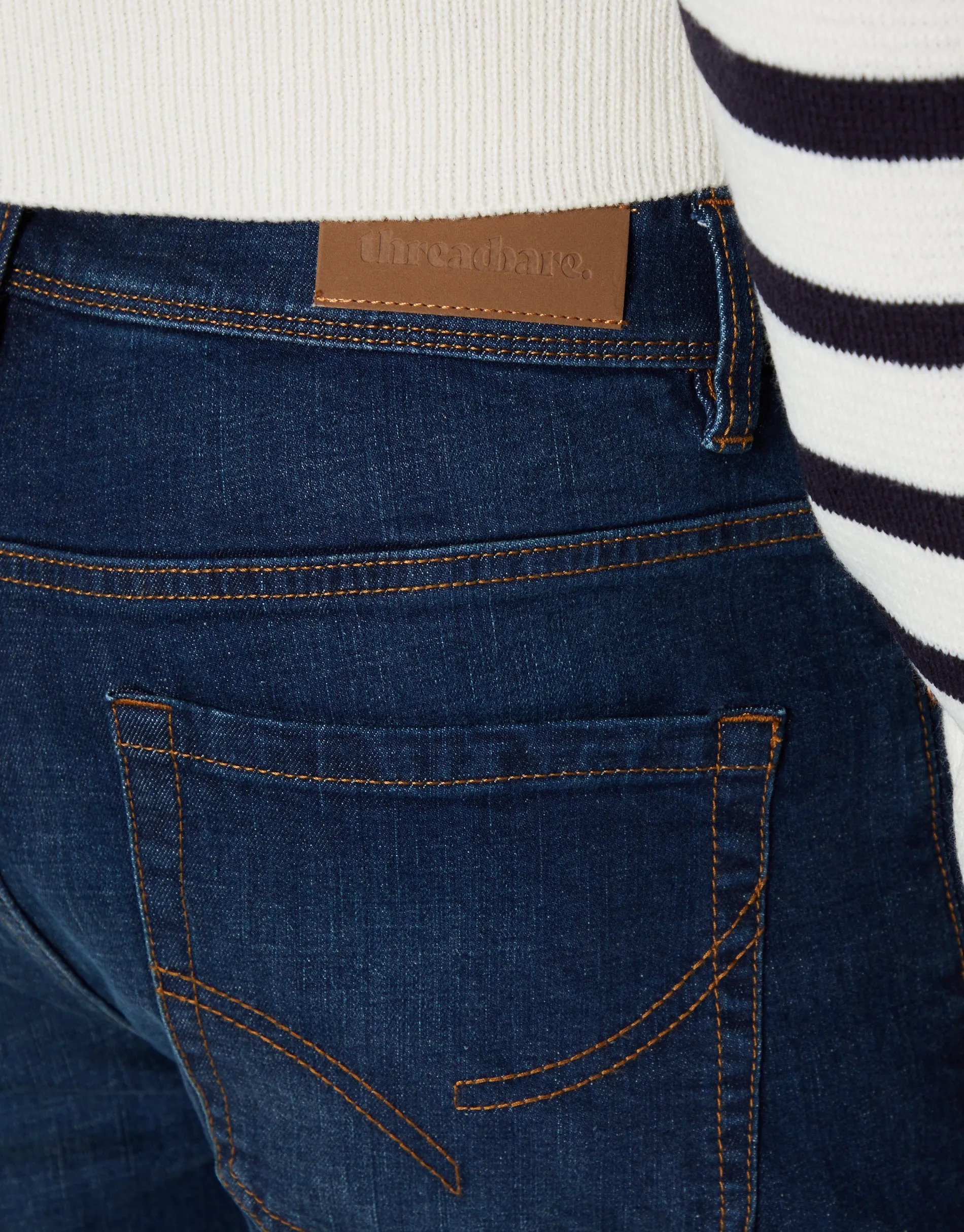 Vintage Wash Slim Fit Jeans sold by Threadbare product image thumbnail 4