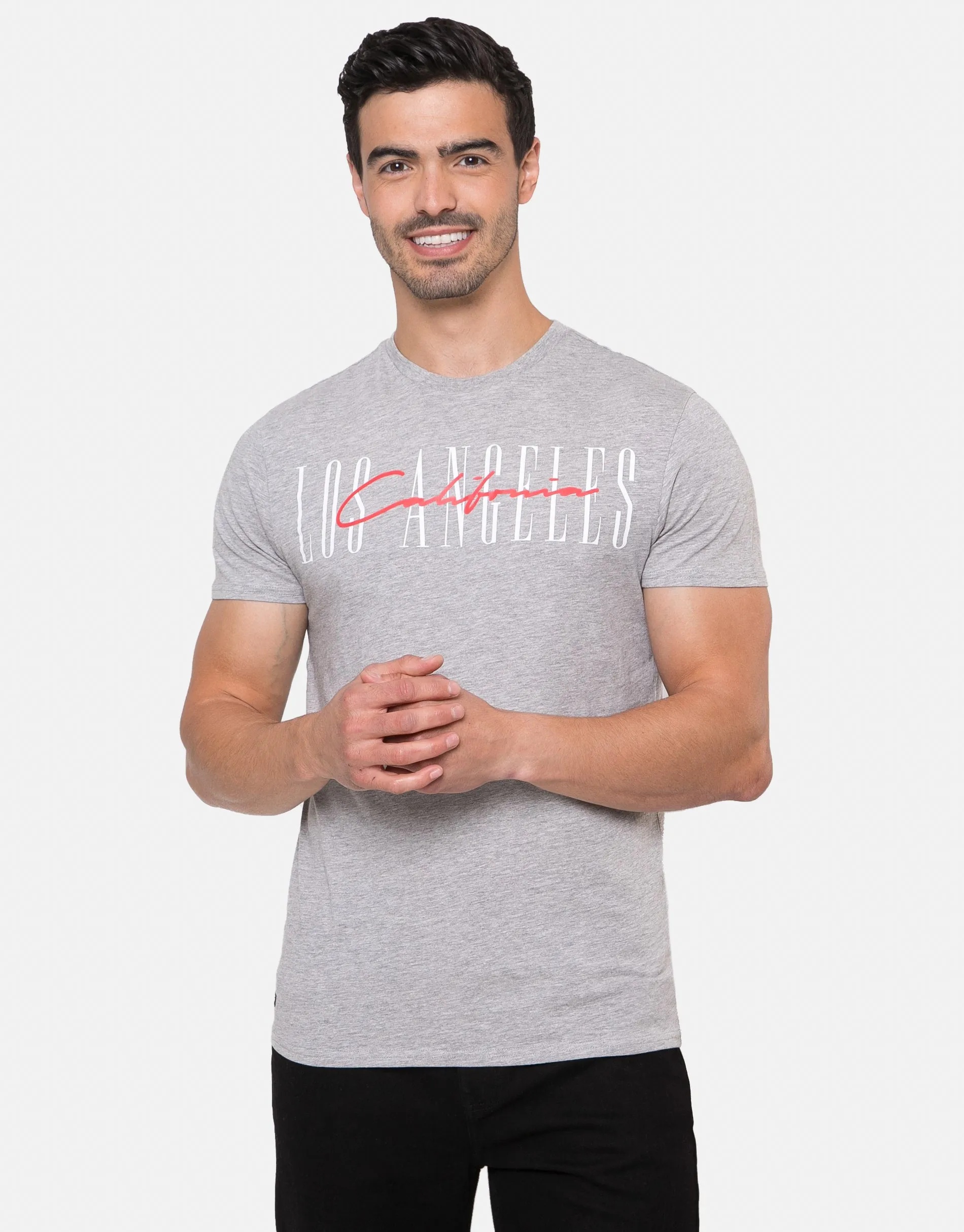 Men's LA Short Sleeve Crew Neck T-Shirts (3 Pack) sold by Threadbare product image thumbnail 2