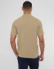 Men's Stone Revere Collar Short Sleeve Knitted Shirt sold by Threadbare