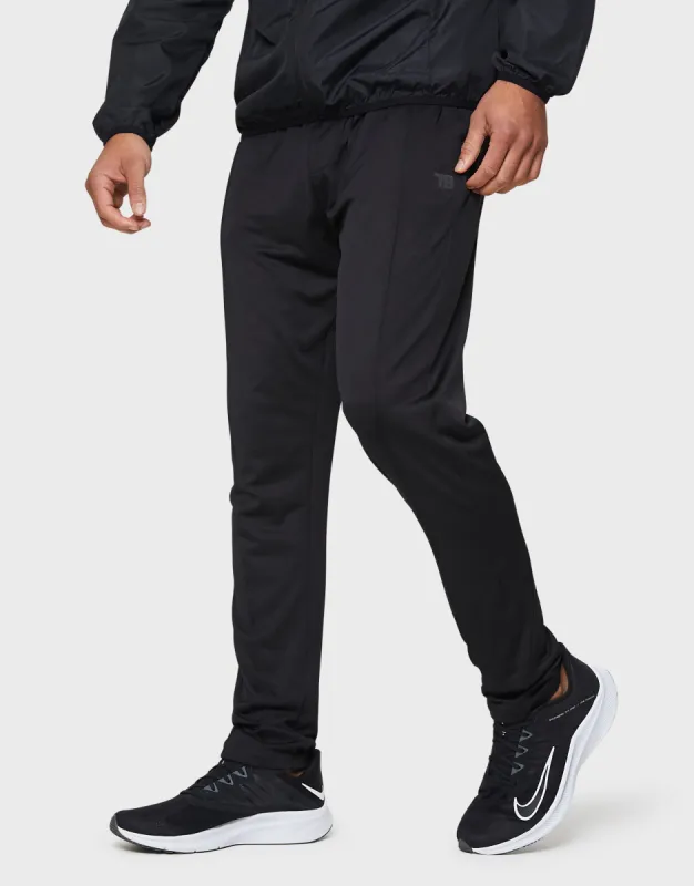 Men's Black Tapered Gym Joggers sold by Threadbare
