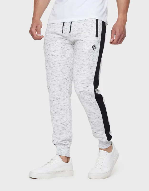 Men's Ecru Space Dye Joggers sold by Threadbare