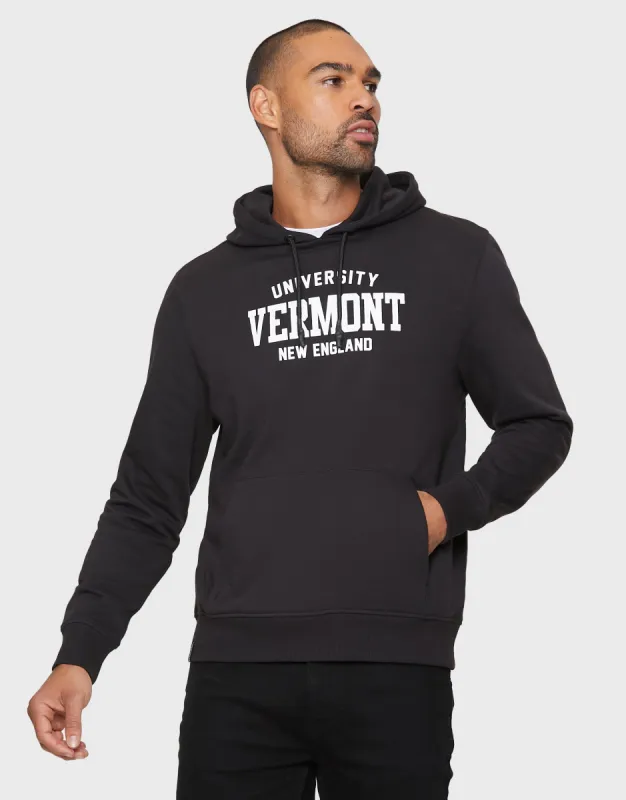 Men's Black Fleece Hoodie sold by Threadbare