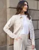 Threadbare Women's Ecru Stretch Denim Jacket sold by Threadbare